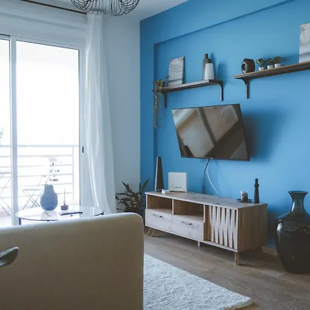 Apartment Blue Touch Pervolia Paradise Near The *